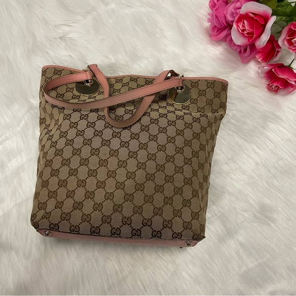 Vintage Gucci GG Canvas Open Tote - Picture 2 of 11